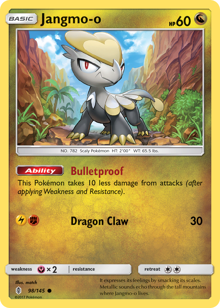 Jangmo-o (98/145) [Sun & Moon: Guardians Rising] | Galactic Gamez