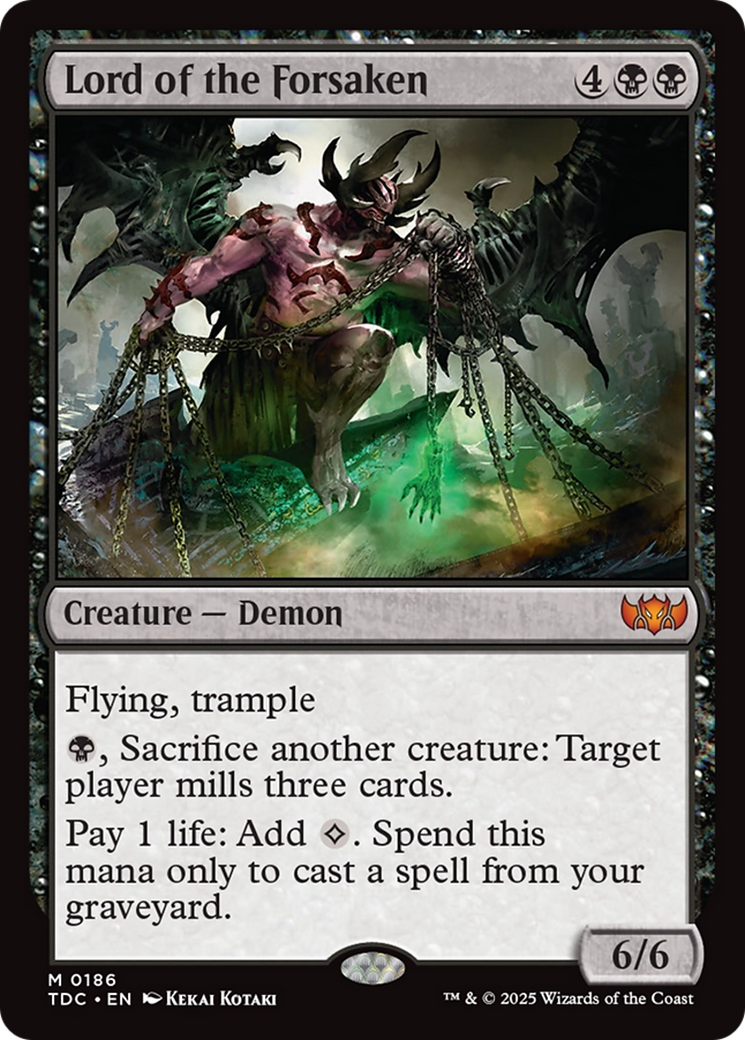 Lord of the Forsaken [Tarkir: Dragonstorm Commander] | Galactic Gamez