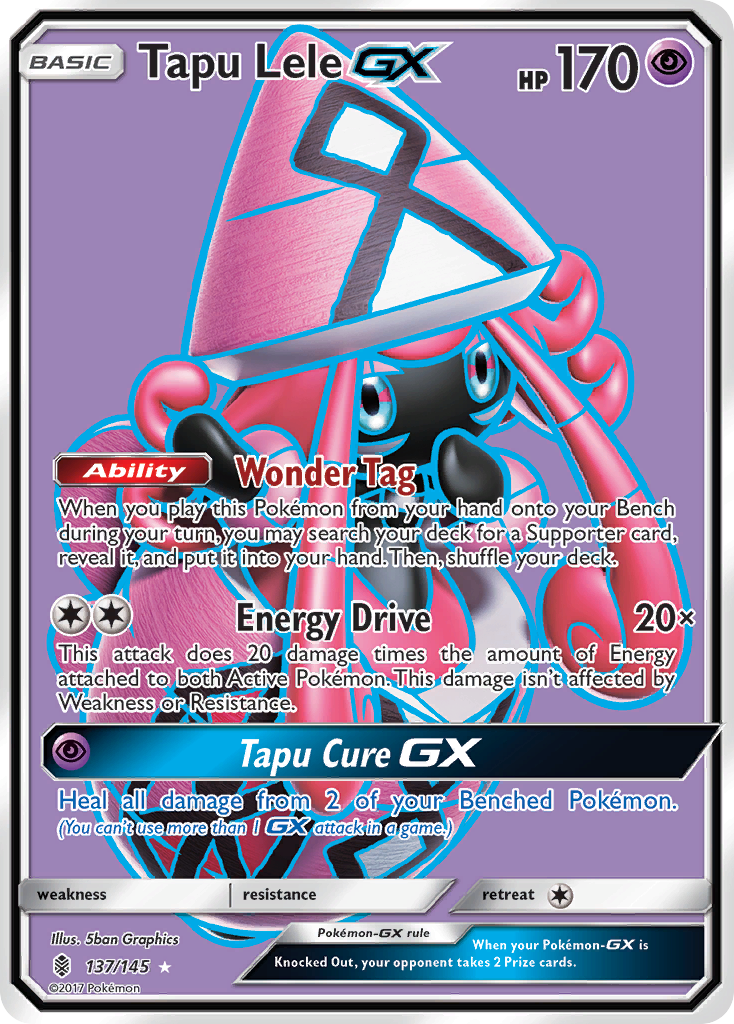 Tapu Lele GX (137/145) [Sun & Moon: Guardians Rising] | Galactic Gamez