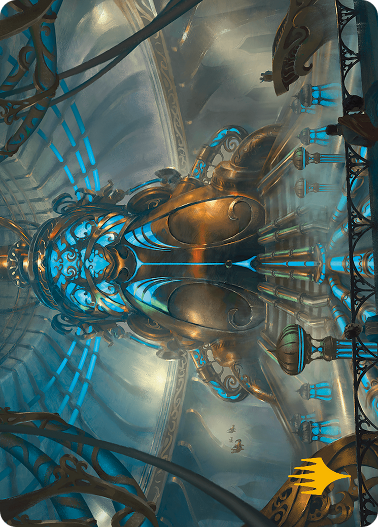 Aether Refinery Art Card (Gold-Stamped Planeswalker Symbol) [Modern Horizons 3 Art Series] | Galactic Gamez