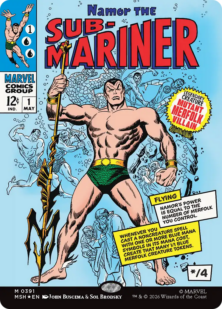 Namor The Sub-Mariner (Borderless) [Marvel Super Heroes] | Galactic Gamez