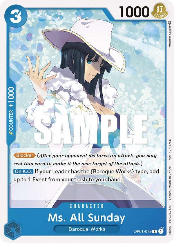 Ms. All Sunday (Promotion Pack 2023) [One Piece Promotion Cards] | Galactic Gamez