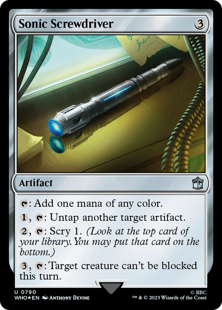 Sonic Screwdriver (0790) (Surge Foil) [Doctor Who] | Galactic Gamez