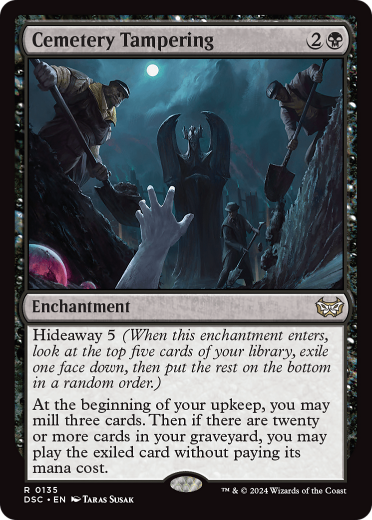 Cemetery Tampering [Duskmourn: House of Horror Commander] | Galactic Gamez