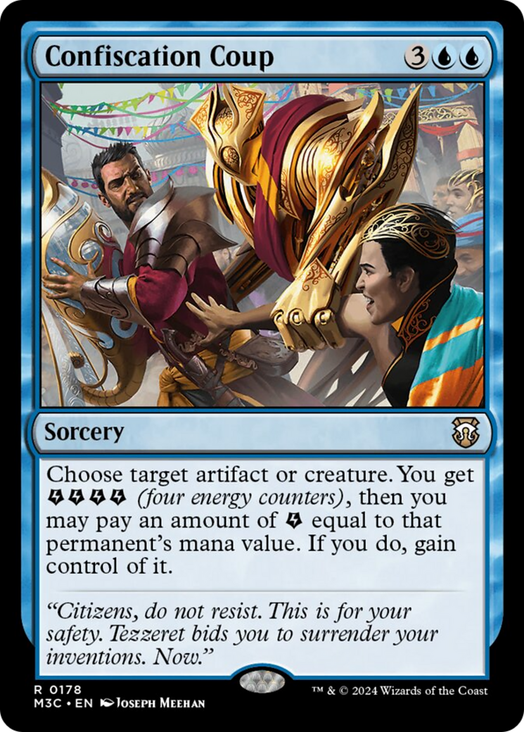 Confiscation Coup (Ripple Foil) [Modern Horizons 3 Commander] | Galactic Gamez