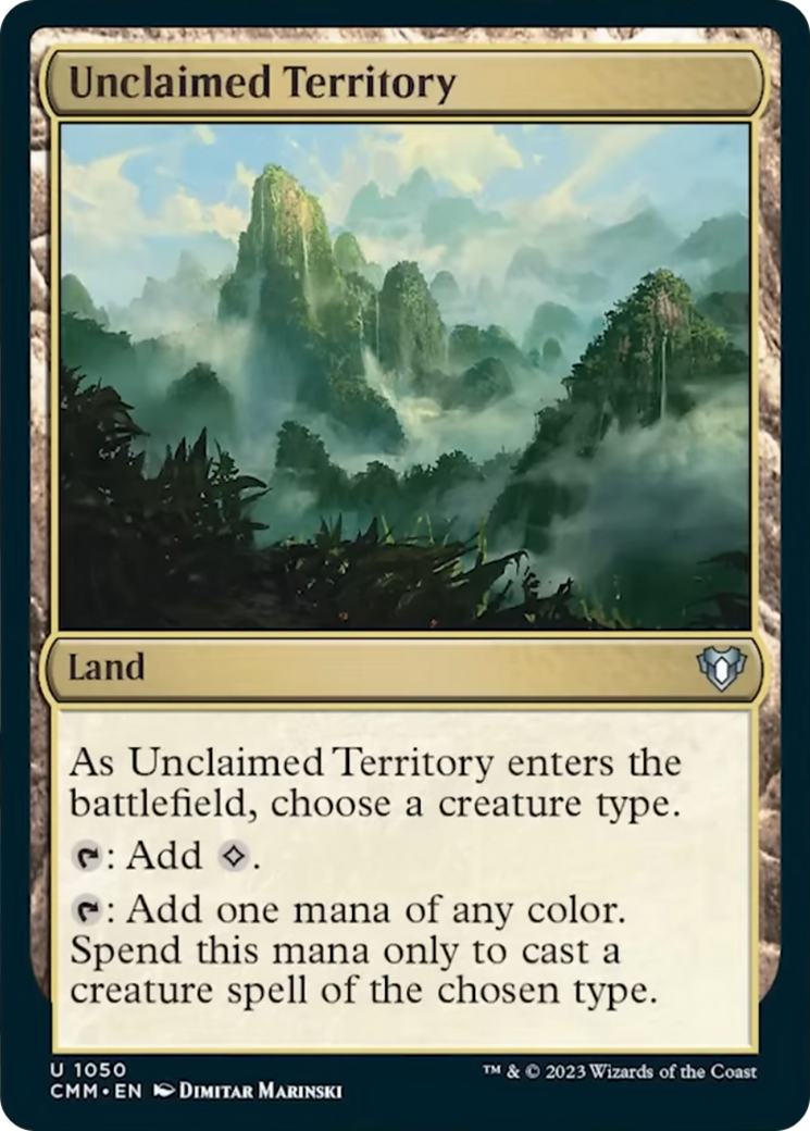 Unclaimed Territory [Commander Masters] | Galactic Gamez