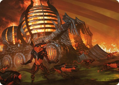 Urabrask's Forge Art Card [Phyrexia: All Will Be One Art Series] | Galactic Gamez