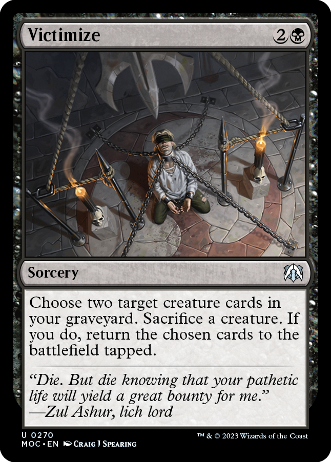 Victimize [March of the Machine Commander] | Galactic Gamez