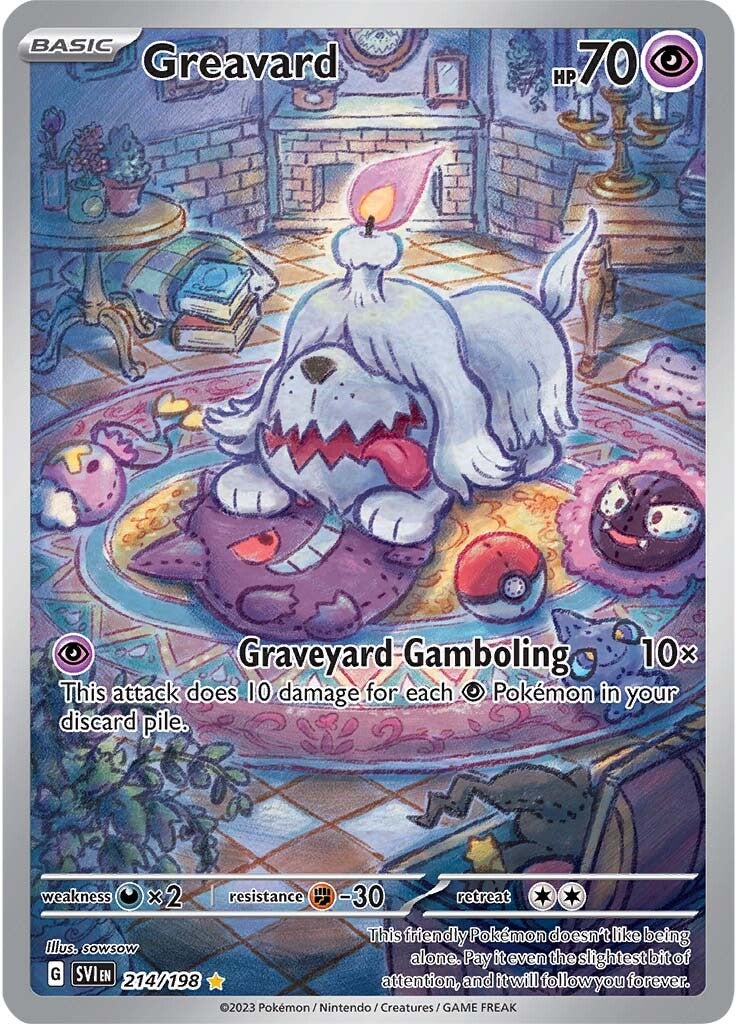 Greavard (214/198) [Scarlet & Violet: Base Set] | Galactic Gamez