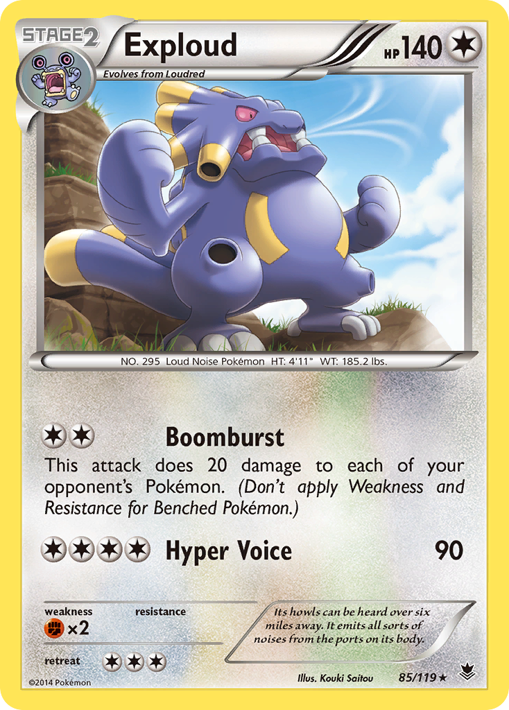 Exploud (85/119) [XY: Phantom Forces] | Galactic Gamez