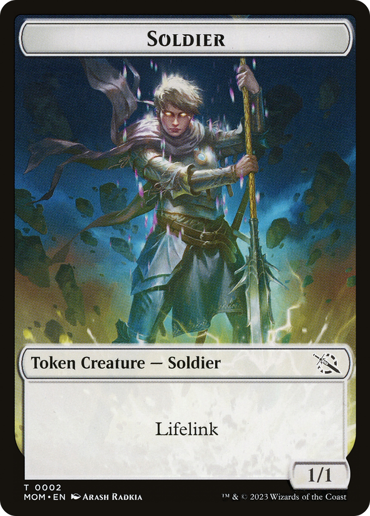 Soldier // Thopter Double-Sided Token [March of the Machine Tokens] | Galactic Gamez