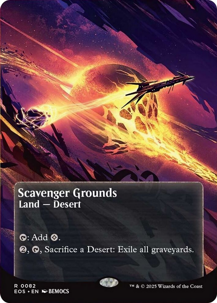 Scavenger Grounds (0082) (Borderless) [Edge of Eternities: Stellar Sights] | Galactic Gamez