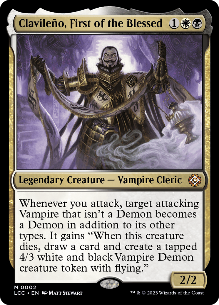 Clavileno, First of the Blessed [The Lost Caverns of Ixalan Commander] | Galactic Gamez