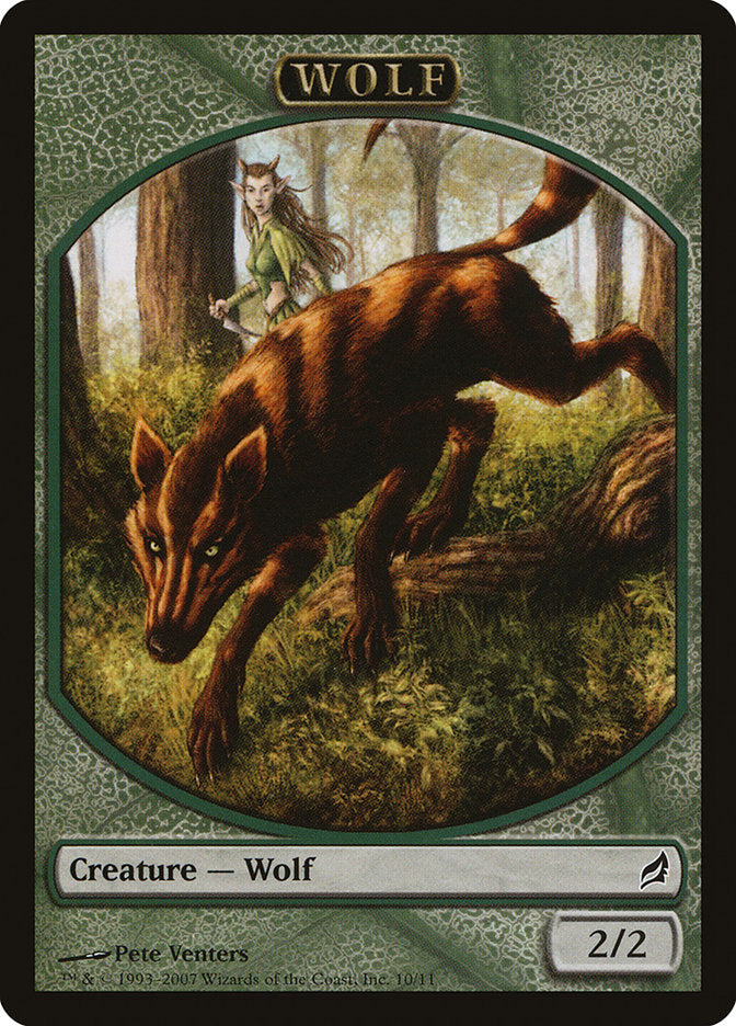 Wolf Token [Lorwyn Tokens] | Galactic Gamez