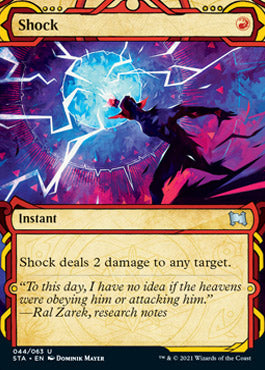 Shock (Foil Etched) [Strixhaven: Mystical Archive] | Galactic Gamez
