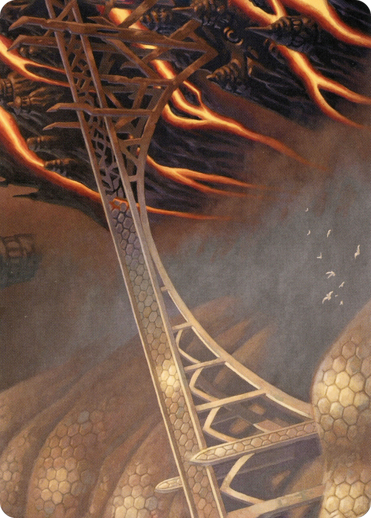 Rustvale Bridge Art Card [Modern Horizons 2 Art Series] | Galactic Gamez