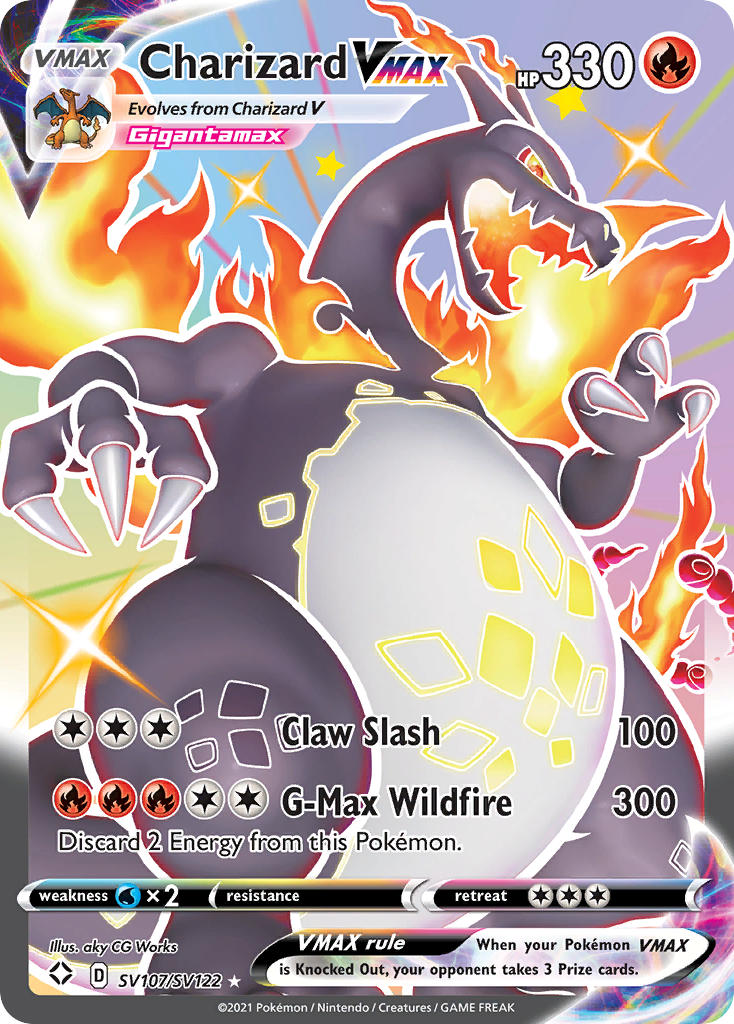 Charizard VMAX (SV107/SV122) [Sword & Shield: Shining Fates] | Galactic Gamez