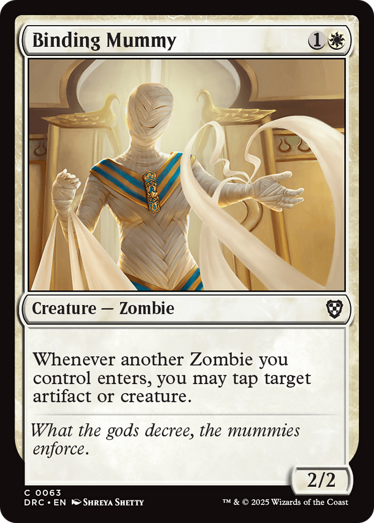 Binding Mummy [Aetherdrift Commander] | Galactic Gamez