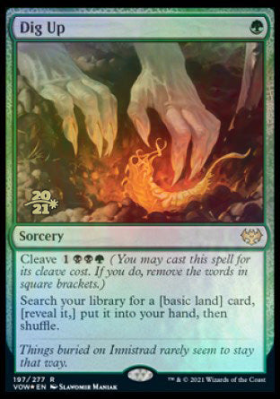 Dig Up [Innistrad: Crimson Vow Prerelease Promos] | Galactic Gamez