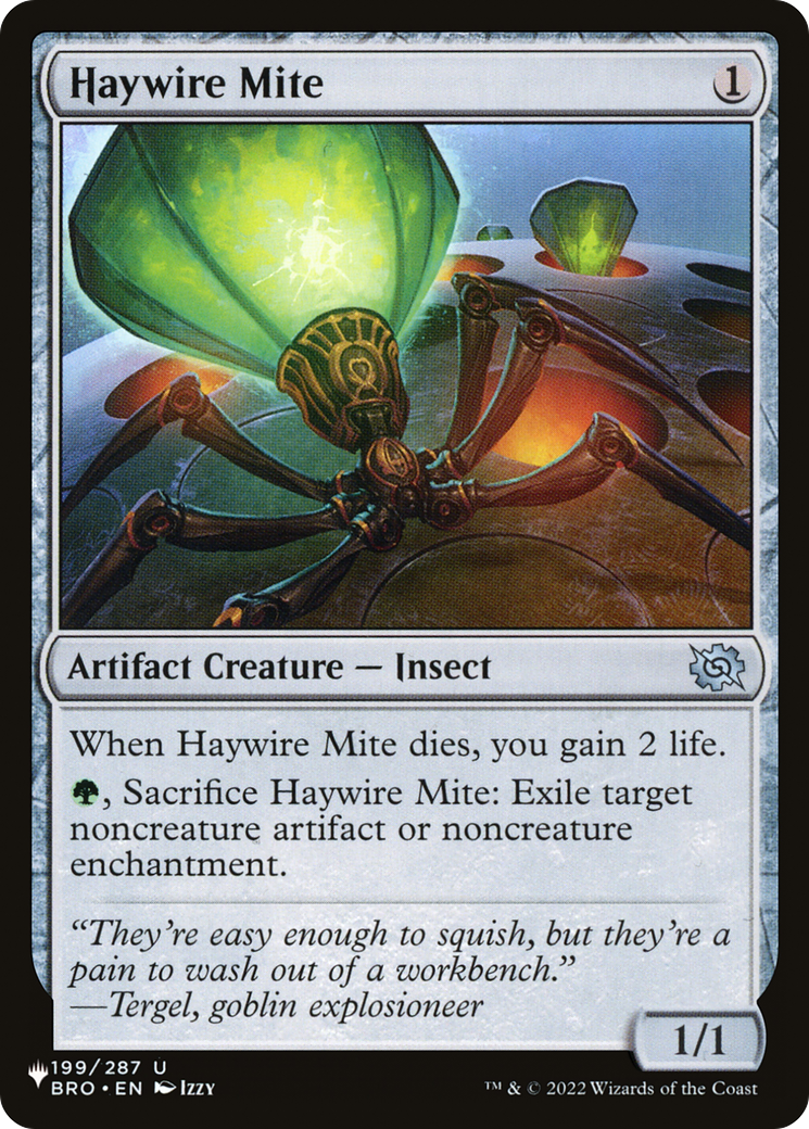 Haywire Mite [The List] | Galactic Gamez