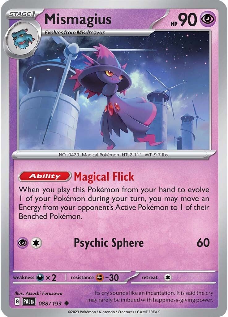 Mismagius (088/193) [Scarlet & Violet: Paldea Evolved] | Galactic Gamez