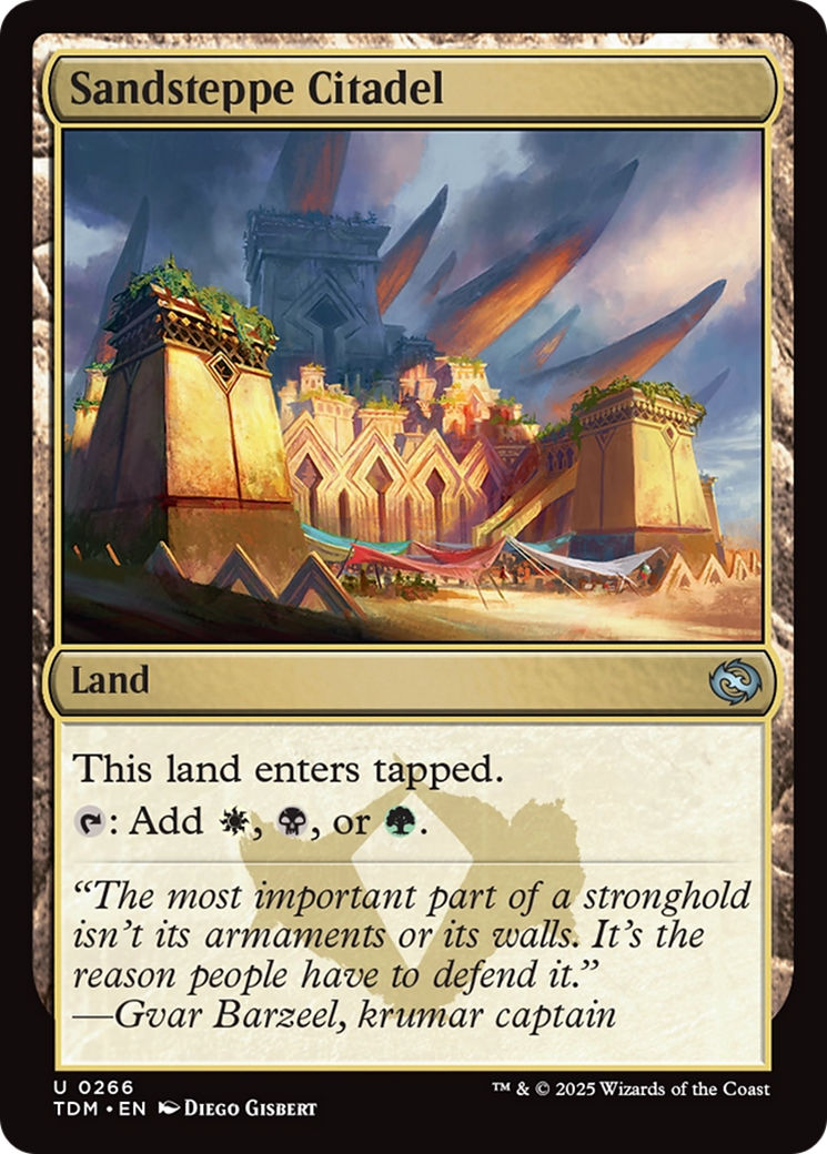 Sandsteppe Citadel [Tarkir: Dragonstorm] | Galactic Gamez