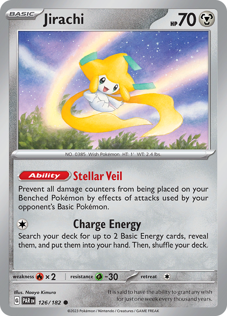 Jirachi (126/182) [Scarlet & Violet: Paradox Rift] | Galactic Gamez