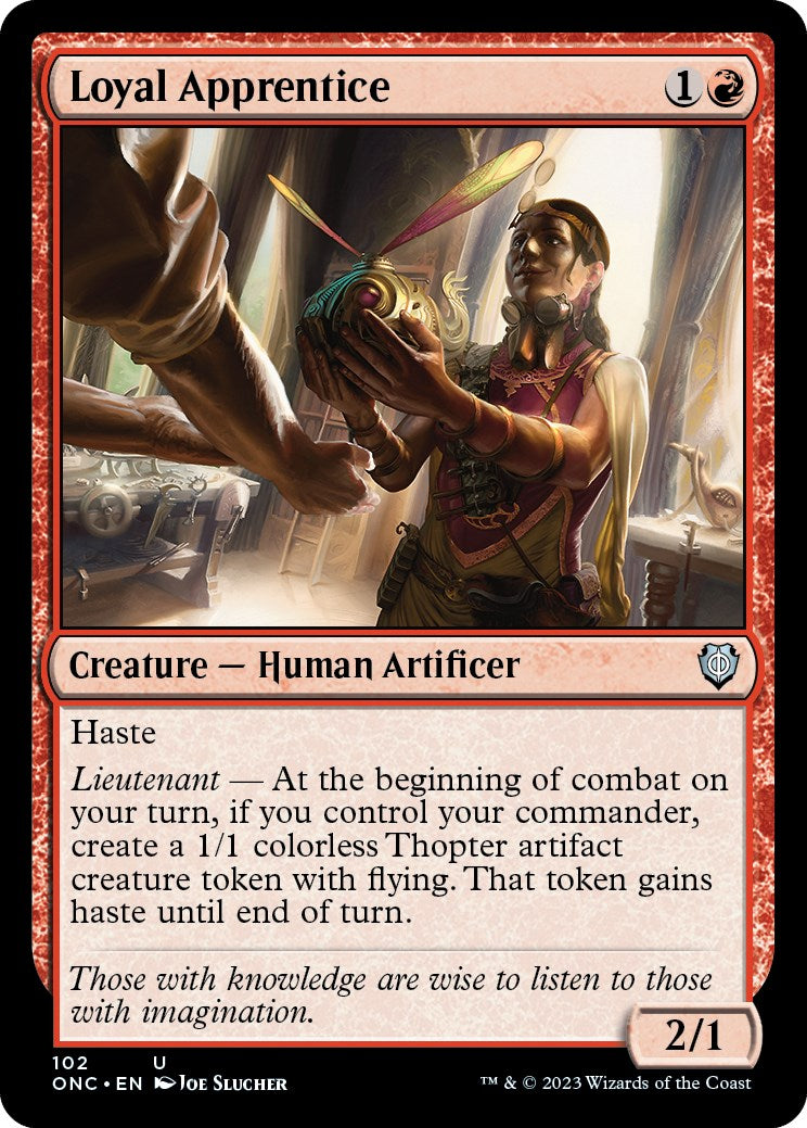 Loyal Apprentice [Phyrexia: All Will Be One Commander] | Galactic Gamez