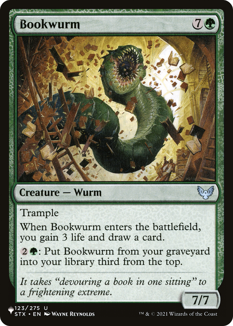 Bookwurm [The List] | Galactic Gamez