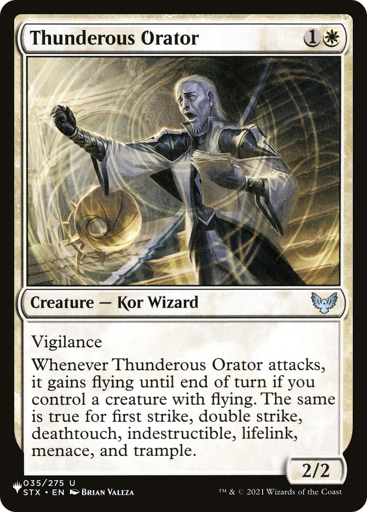 Thunderous Orator [The List] | Galactic Gamez