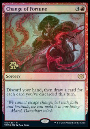 Change of Fortune [Innistrad: Crimson Vow Prerelease Promos] | Galactic Gamez