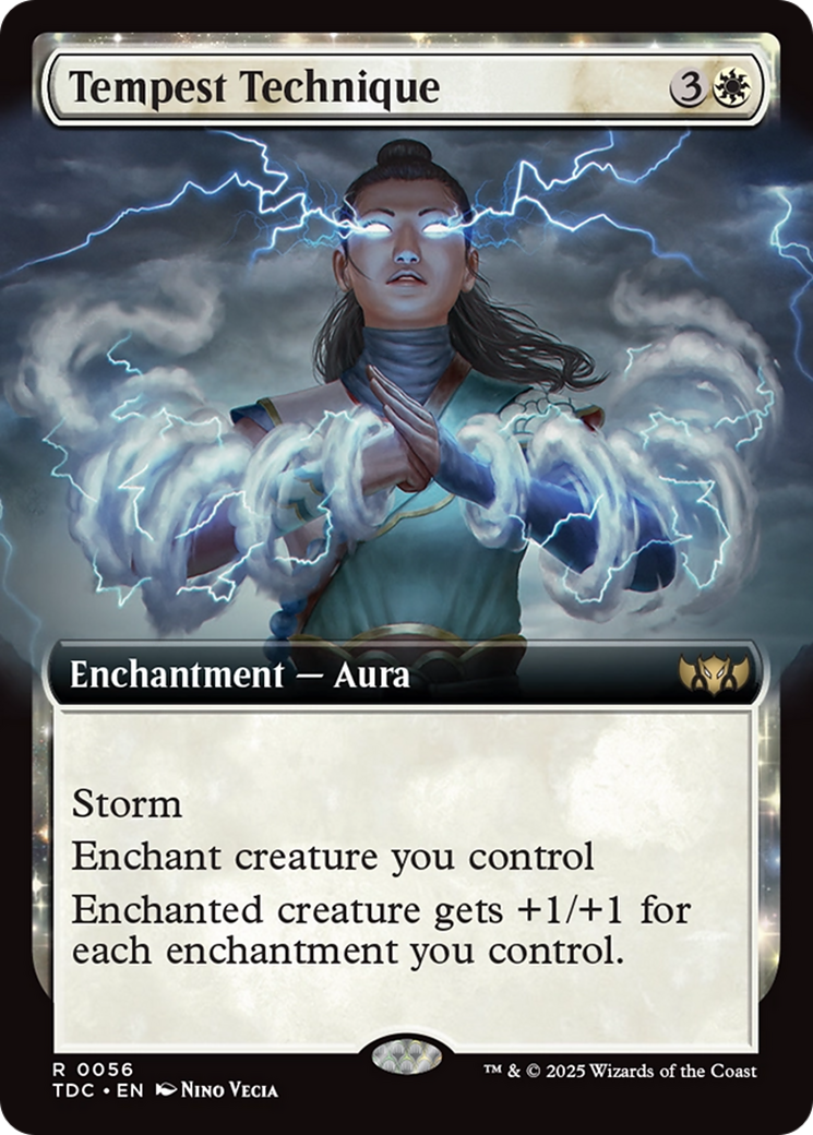 Tempest Technique (Extended Art) [Tarkir: Dragonstorm Commander] | Galactic Gamez