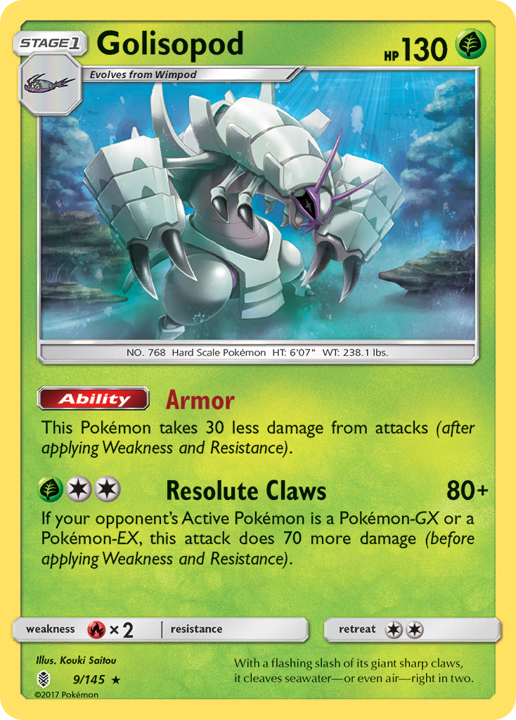 Golisopod (9/145) [Sun & Moon: Guardians Rising] | Galactic Gamez