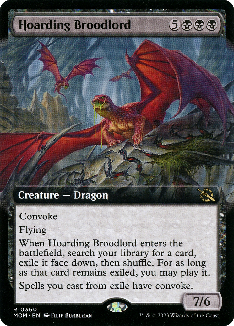 Hoarding Broodlord (Extended Art) [March of the Machine] | Galactic Gamez