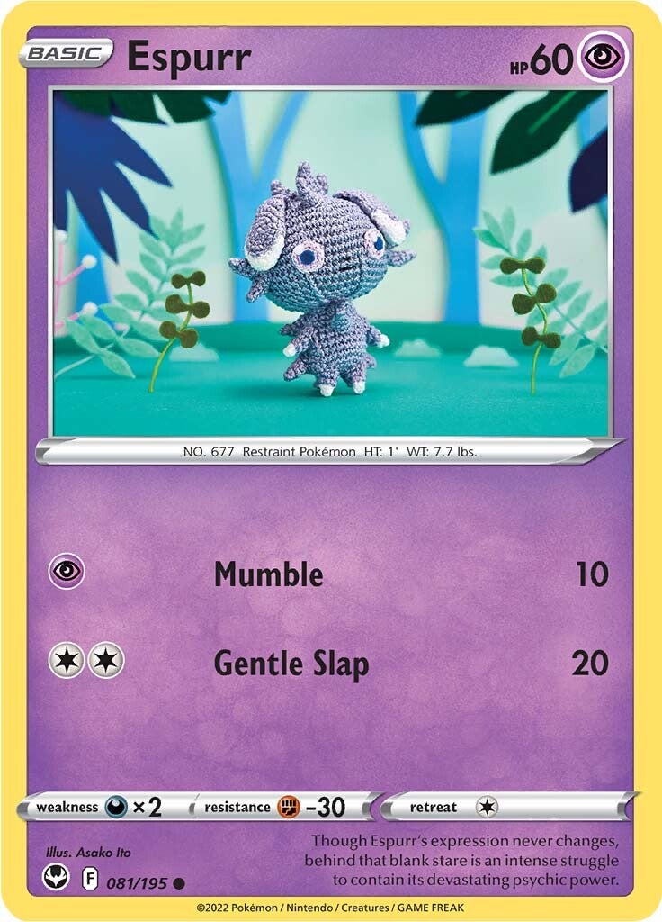 Espurr (081/195) [Sword & Shield: Silver Tempest] | Galactic Gamez