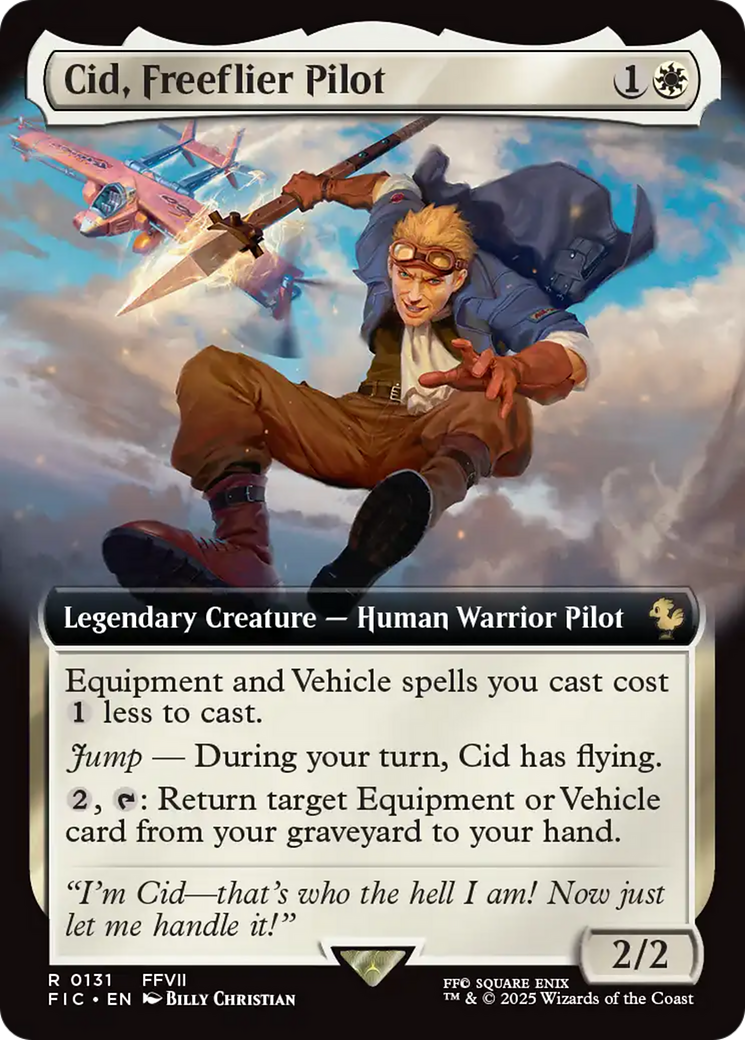 Cid, Freeflier Pilot (Extended Art) [FINAL FANTASY Commander] | Galactic Gamez