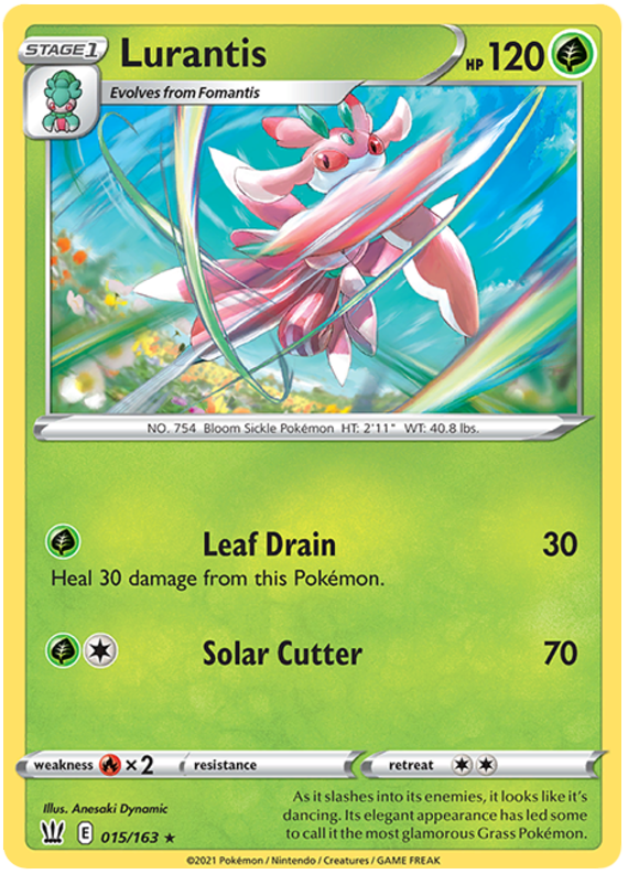 Lurantis (015/163) [Sword & Shield: Battle Styles] | Galactic Gamez