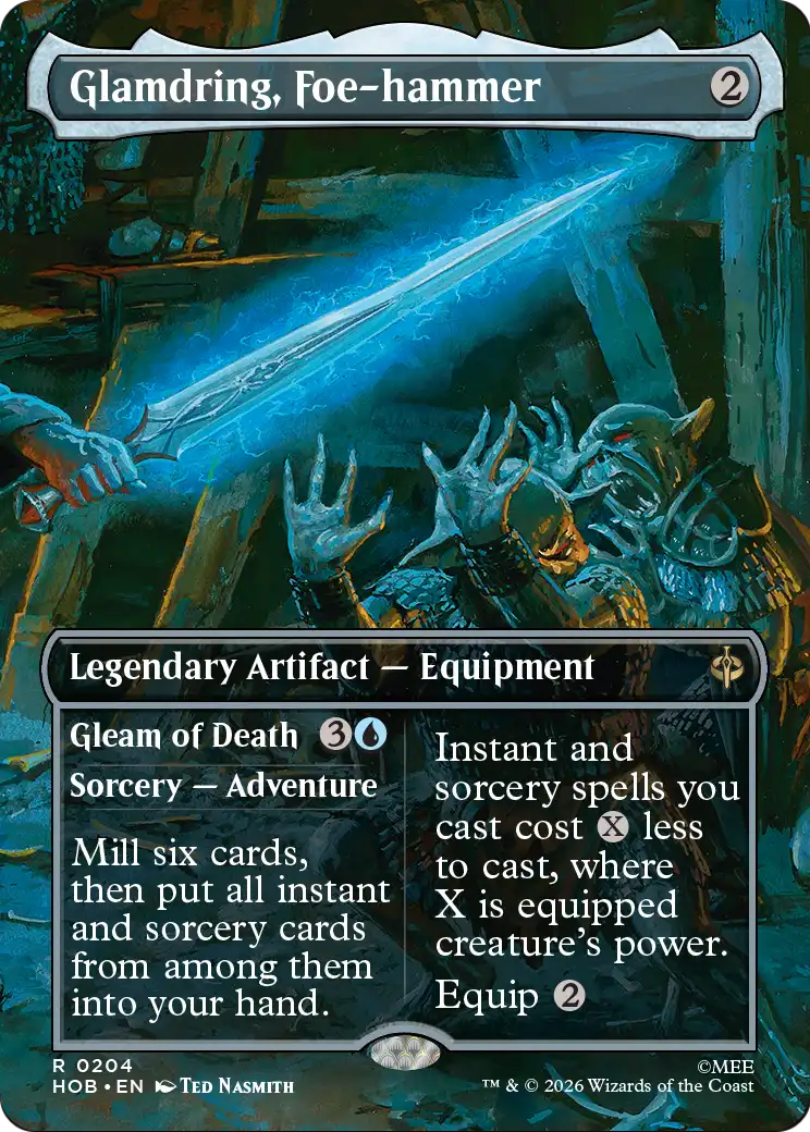 Glamdring, Foe-hammer (Borderless) [The Hobbit] | Galactic Gamez