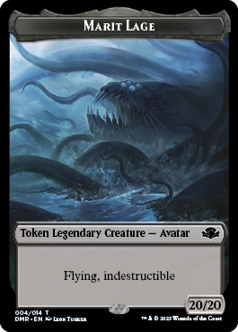 Insect // Marit Lage Double-Sided Token [Dominaria Remastered Tokens] | Galactic Gamez