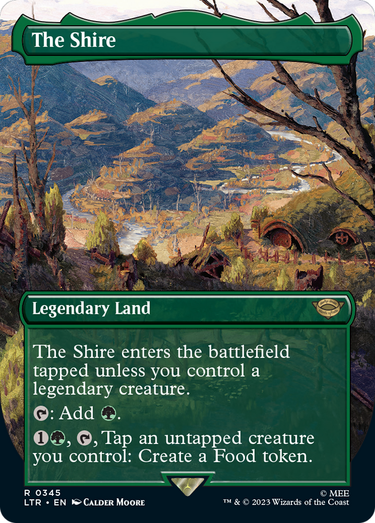 The Shire (Borderless Alternate Art) [The Lord of the Rings: Tales of Middle-Earth] | Galactic Gamez