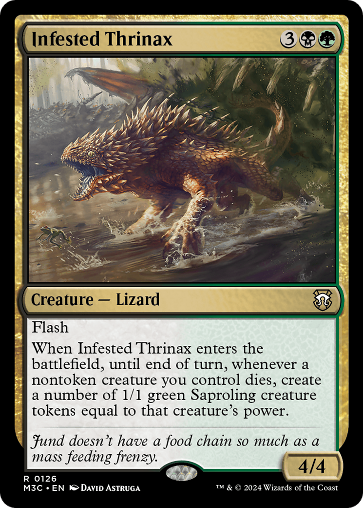 Infested Thrinax [Modern Horizons 3 Commander] | Galactic Gamez