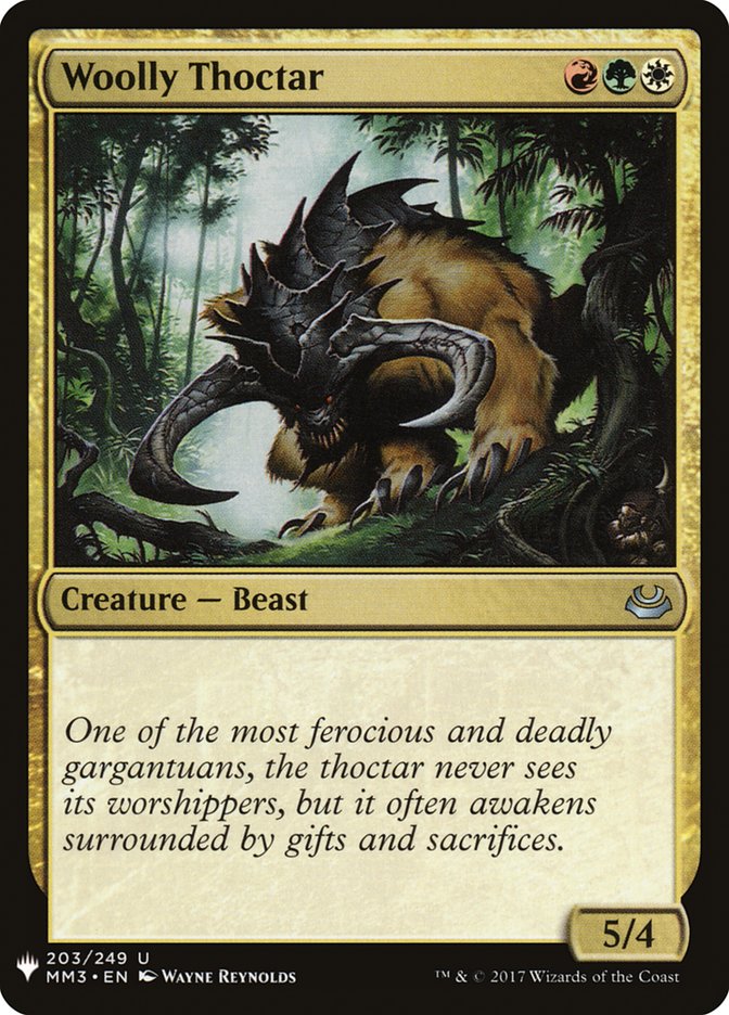 Woolly Thoctar [Mystery Booster] | Galactic Gamez