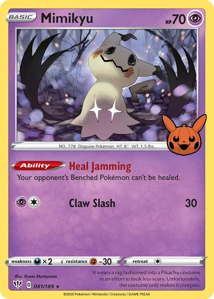 Mimikyu (081/189) [Trick or Trade] | Galactic Gamez