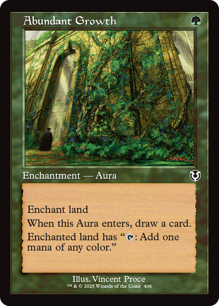 Abundant Growth (Retro Frame) [Innistrad Remastered] | Galactic Gamez