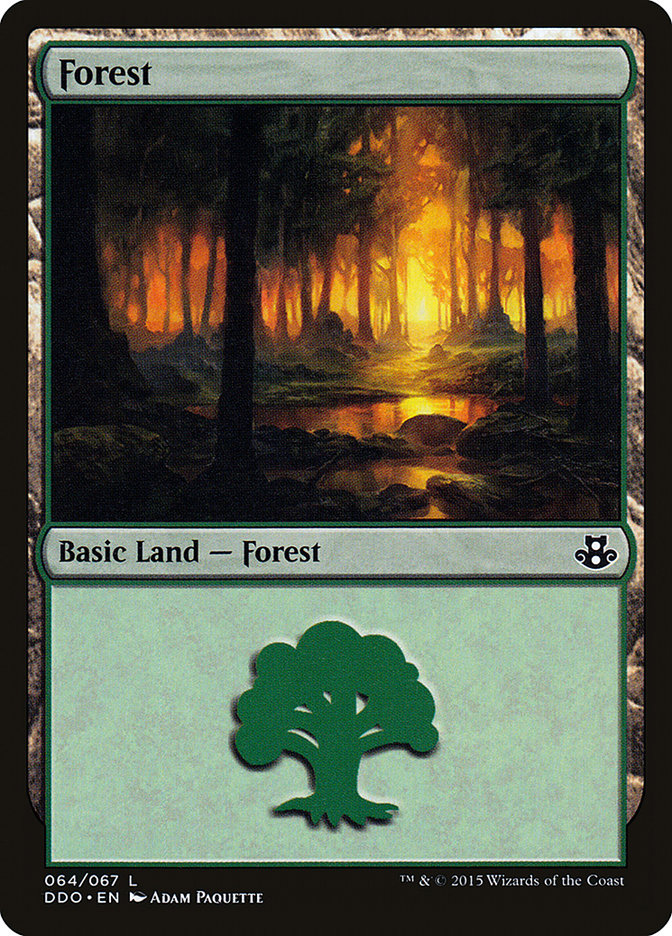 Forest (64) [Duel Decks: Elspeth vs. Kiora] | Galactic Gamez