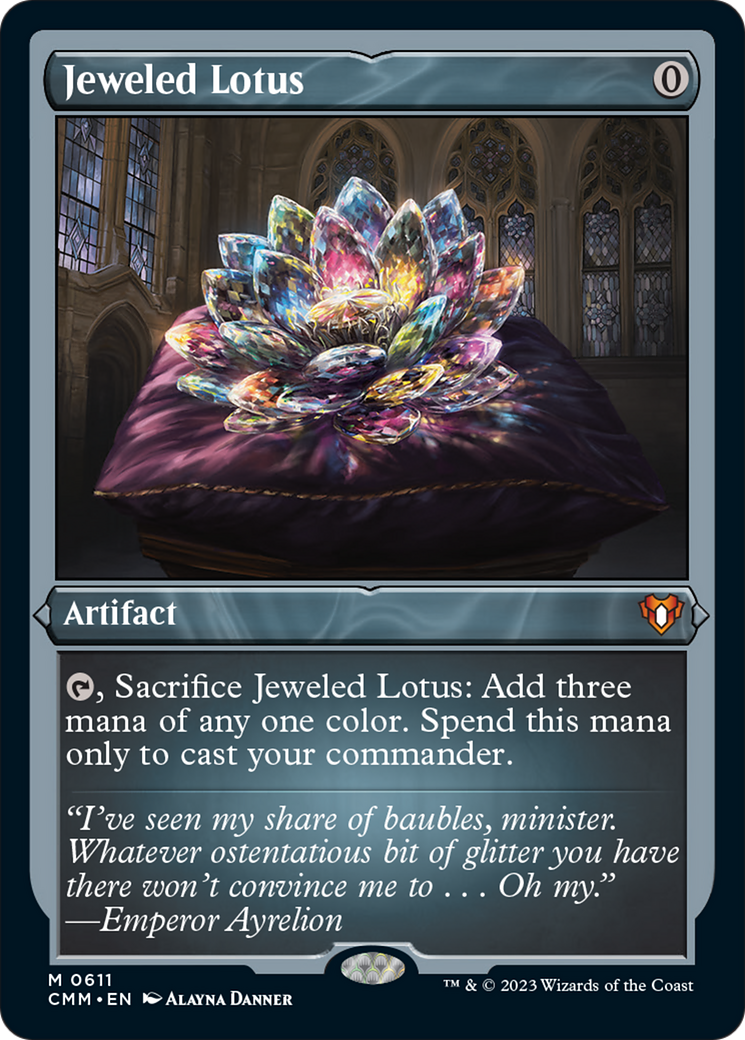 Jeweled Lotus (Foil Etched) [Commander Masters] | Galactic Gamez