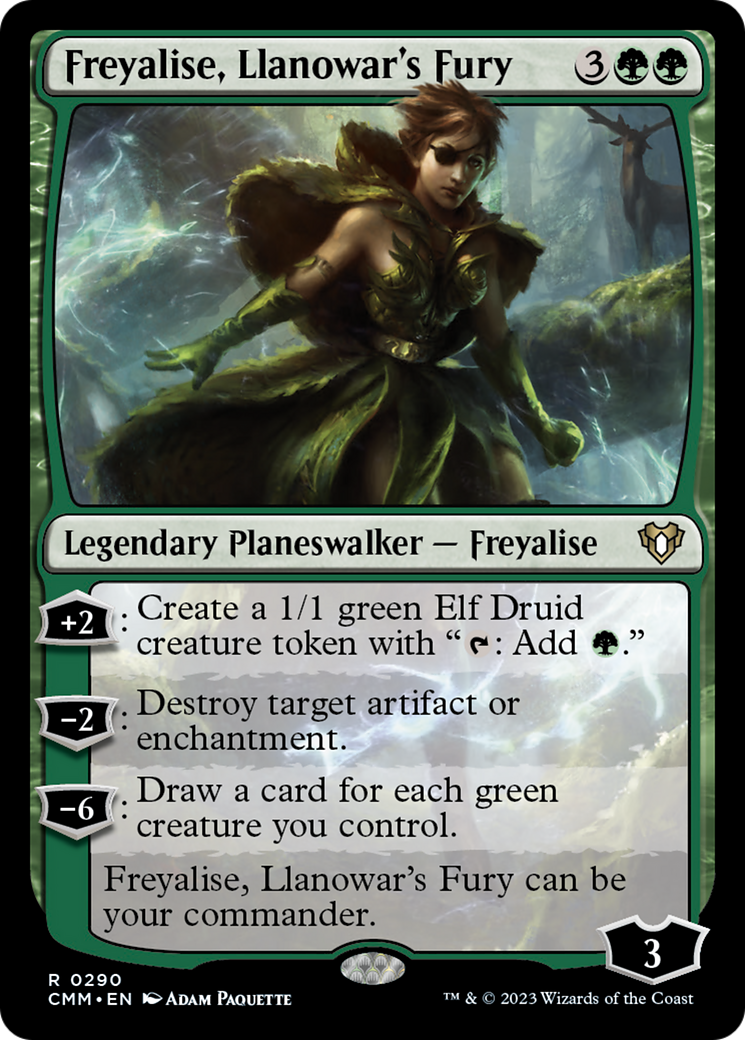 Freyalise, Llanowar's Fury [Commander Masters] | Galactic Gamez