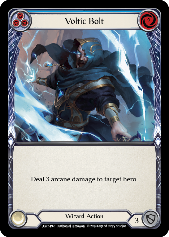 Voltic Bolt (Blue) [ARC149-C] (Arcane Rising)  1st Edition Normal | Galactic Gamez