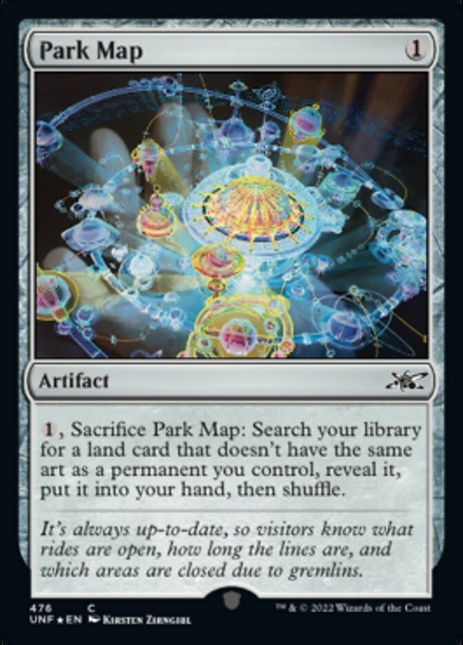 Park Map (Galaxy Foil) [Unfinity] | Galactic Gamez
