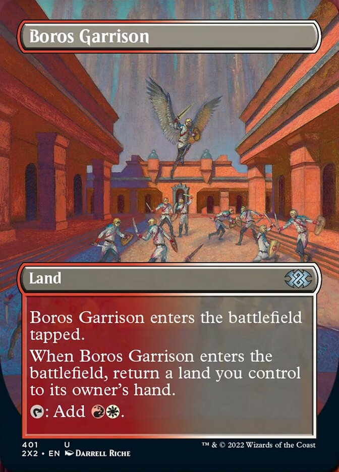 Boros Garrison (Borderless Alternate Art) [Double Masters 2022] | Galactic Gamez